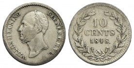 OLANDA - Guglielmo II (1840-1849) - 10 Centesimi - 1848 - AG R Kr. 75
bel BB