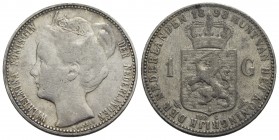 OLANDA - Guglielmina (1890-1948) - Gulden - 1898 - AG R Kr. 122.1
BB