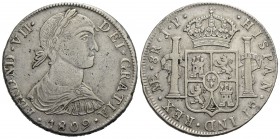 PERU' - Ferdinando VII (1808-1821) - 8 Reali - 1809 JP - AG R Kr. 106.2 FERDND e busto piccolo
BB+