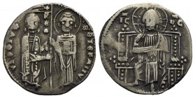 SERBIA - Stefan V Dragutin (1345-1355) - Grosso - (AG g. 1,9) R Contraffazione del grosso di Venezia
bel BB