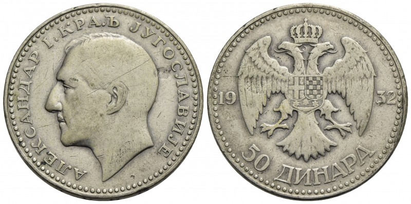 YUGOSLAVIA - Alessandro I (1921-1934) - 50 Dinari - 1932 - AG Kr. 16
BB