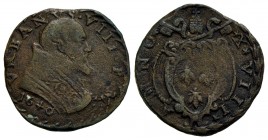 ROMA - Urbano VIII (1623-1644) - Quattrino - 1640 - Busto a d. - R/ Stemma trilobato - (CU g. 3,25) R CNI 488; Munt. 196
BB

Con cartellino del col...