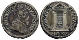 ROMA - Clemente X (1670-1676) - Grosso - 1675 - Busto a d. - R/ La Porta Santa - (AG g. 1,47) R CNI 39; Munt. 37
BB+

Con cartellino del collezioni...