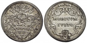 ROMA - Innocenzo XI (1676-1689) - Giulio - A. V - Stemma oblungo sagomato - R/ Scritta in cartella - (AG g. 3,25) CNI 36 ; Munt. 155
BB-SPL

Con ca...