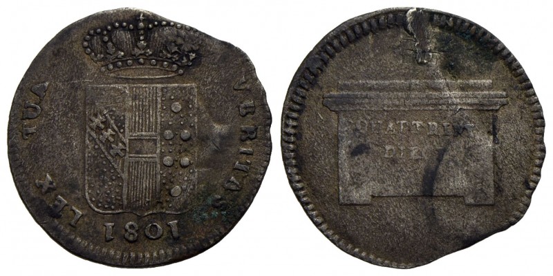 FIRENZE - Ferdinando III di Lorena (primo periodo, 1790-1801) - 10 Quattrini - 1...