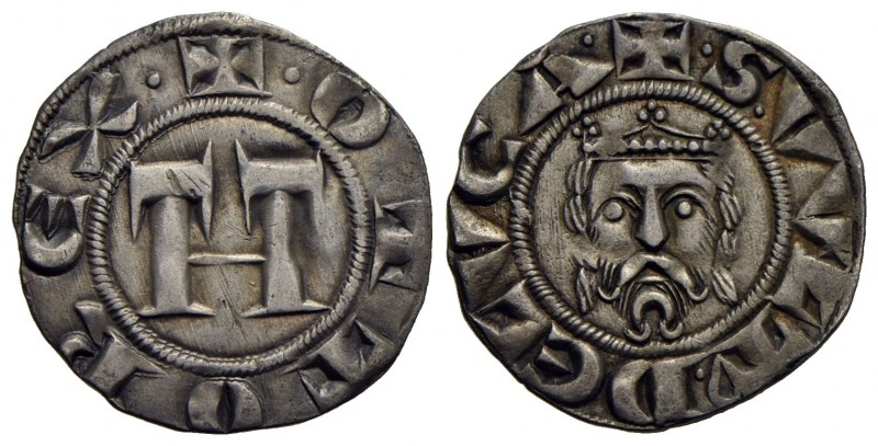 LUCCA - Repubblica a nome di Ottone IV (1209-1315) - Grosso da 12 denari - Monog...