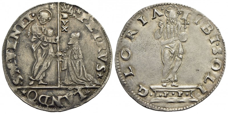 VENEZIA - Pietro Lando (1539-1545) - Mocenigo o lira - (AG g. 6,43) R Pao. 5
BB...