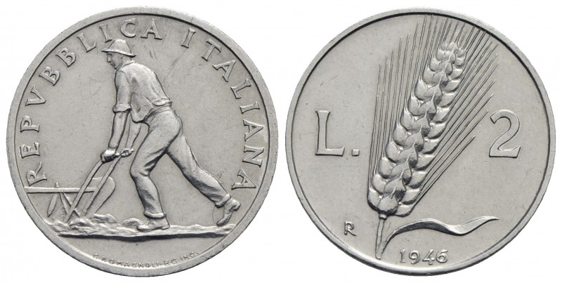 Repubblica Italiana (emissioni in lire) (1946-2001) - 2 Lire - 1946 - IT R Mont....