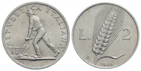 Repubblica Italiana (emissioni in lire) (1946-2001) - 2 Lire - 1946 - IT R Mont. 3
SPL