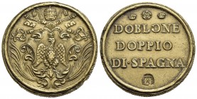 ROMA - Innocenzo XIII (1721-1724) - Doppio doblone - Stemma - R/ DOBLONE DOPPIO DI SPAGNA Ø: 32 mm. - (BR g. 26,86) R Mazza 426
SPL