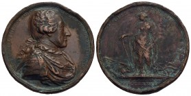 SAVOIA - Vittorio Amedeo III (1773-1796) - Medaglia - 1789 - Società l'agricoltura - Busto a d. - R/ Allegoria Opus: Lavy Ø: 49 mm. - (AE g. 75,6) U. ...