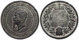 SAVOIA - Vittorio Emanuele II Re d'Italia (1861-1878) - Medaglia - 1878 - Nel giorno della sua morte - Testa a s. - R/ Scritta Opus: Farnesi Ø: 51 mm....