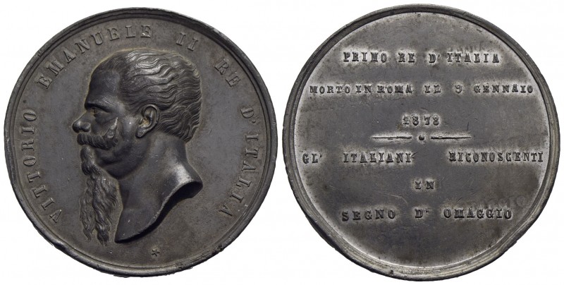 SAVOIA - Vittorio Emanuele II Re d'Italia (1861-1878) - Medaglia - 1878 - Primo ...