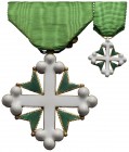 SAVOIA - Vittorio Emanuele III (1900-1943) - Croce - Ordine dei Santi San Maurizio e Lazzaro - MD Smalti bianchi e verdi
FDC