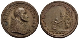 PAPALI - Pio IV (1559-1566) - Medaglia - Busto con piviale a d. - R/ San Pietro con le chiavi del Paradiso Ø: 30 mm. - (AE g. 15,7)
qFDC/FDC