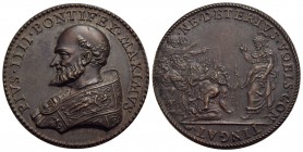 PAPALI - Pio IV (1559-1566) - Medaglia - Busto a s. con piviale - R/ Gesú benedice gli infermi genuflessi Opus: Bonzagni Ø: 33 mm. - (AE g. 14,1) Mod....