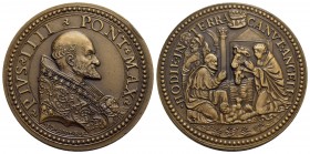 PAPALI - Pio IV (1559-1566) - Medaglia - Busto con piviale a d. - R/ Scena della Natività Opus: De Rossi Ø: 32 mm. - (AE g. 18) Mod. 511 BRONZE
qFDC...