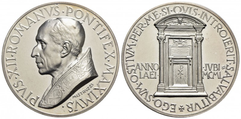 PAPALI - Pio XII (1939-1958) - Medaglia - 1950 - Giubileo - Busto a s. - R/ La P...