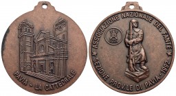 CITTA' - Pavia - Medaglia - 1992 - Associazione Nazionale del Fante - La Cattedrale di Pavia - R/ Fante e scritta Ø: 40 mm. - AE Con appiccagnolo
FDC...