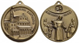 CITTA' - Roma - Medaglia - Basilica di Sant'Antonio - Basilica santuario - R/ Sant'Antonio Ø: 32 mm. - AE Con appiccagnolo
FDC