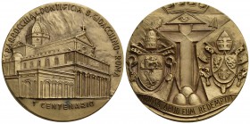 CITTA' - Roma - Medaglia - Parrocchia Pontificia di San Gioacchino - I° Centenario - Chesa di San Gioacchino - R/ Stemmi pontifici Ø: 58 mm. - AE
FDC...