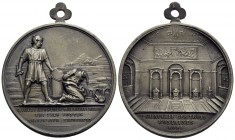 CITTA' - Roma - Medaglia - Chesa di San Paolo delle tre fontane - Martirio di San Paolo - R/ Cappella delle tre fontane Ø: 39 mm. - MB Con appiccagnol...