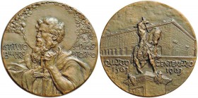 CITTA' - Torino - Medaglia - 1963 - IV centenario Istituto San Paolo - San Paolo - R/ Scritta Opus: Johnson Ø: 85 mm. - AE
qFDC
