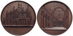 CITTA' - Venezia - Medaglia - Basilica di San Marco - Vista anteriore della Basilica - R/ Vista interna della Basilica Opus: Wiener Ø: 60 mm. - (AE g....