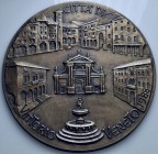 CITTA' - Vittorio Veneto - Medaglia - 1988 - I palazzi della città Ø: 212 mm. - OT Uniface con fori per viti al R/
FDC