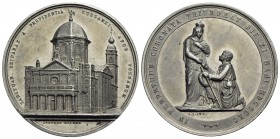 PERSONAGGI - Amedeo Duca d'Aosta (1845-1890) - Medaglia - 1890 - Per la sua morte - Santuario di Fossano - R/ Amedeo d'Aosta Opus: Johnson Ø: 52 mm. -...
