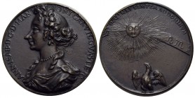 PERSONAGGI - Anna Isabella Gonzaga (1655-1703) - Medaglia - Busto della duchessa a s. - R/ Aquila che guarda il sole Opus: FHV Ø: 48 mm. - (AE g. 55) ...