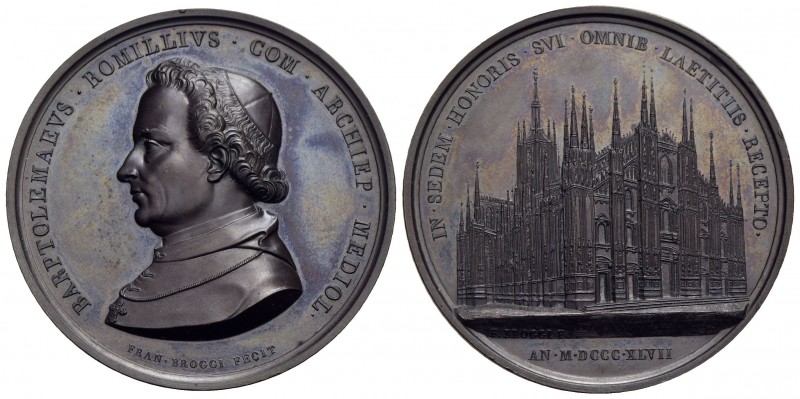 PERSONAGGI - Bartolomeo Romilli (arcivescovo Milano) (1795-1859) - Medaglia - 18...