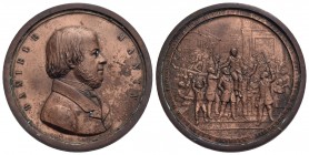 PERSONAGGI - Daniele Manin (patriota veneto e politico) (1804-1857) - Medaglia - 1848 - Per ricordare la liberazione dalla prigionia - Busto a d. - R/...