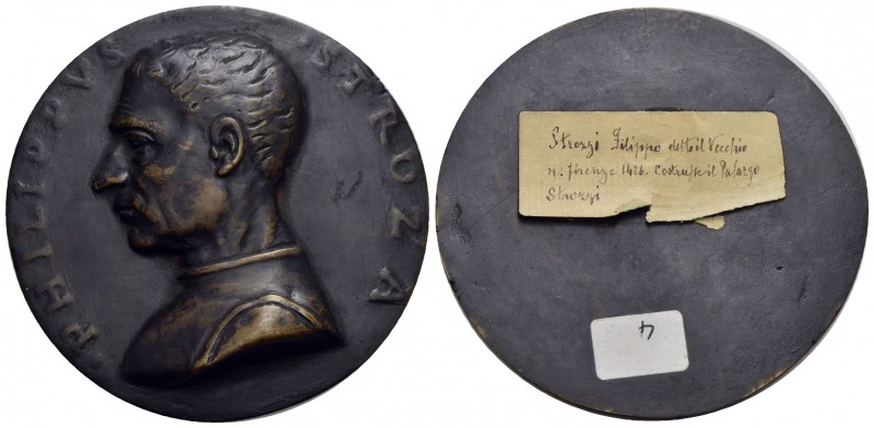 PERSONAGGI - Filippo Strozzi (mercante fiorentino) (1426-1491) - Medaglia - Bust...