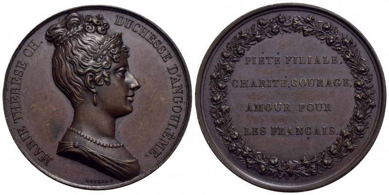 PERSONAGGI - Maria Teresa D'Angouleme - Medaglia Opus: Gayard Ø: 42 mm. - (AE g....