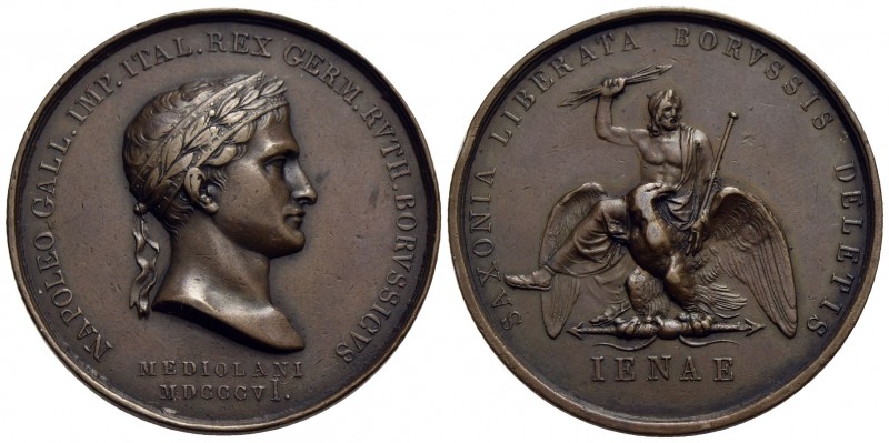 NAPOLEONICHE - Napoleone I, Imperatore (1804-1814) - Medaglia - 1806 - Battaglia...