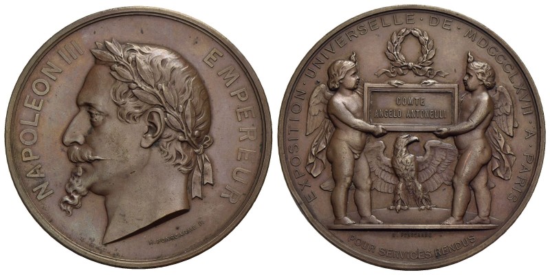 FRANCIA - Napoleone III (1852-1870) - Medaglia - 1867 - Esposizione Universale d...