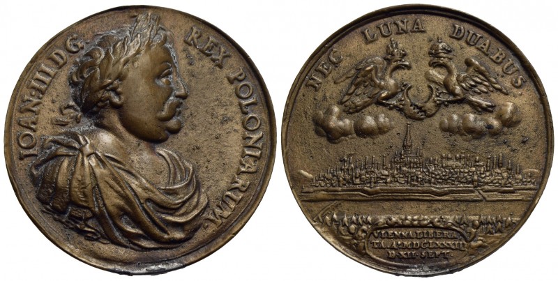 POLONIA - Giovanni III (1629-1696) - Medaglia - 1683 - Per la vittoria di Vienna...