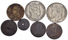 Estere - FRANCIA - Lotto di 7 monete di cui 2 in Ag. -
MB÷BB+