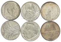 Estere - GERMANIA - lotto di 6 monete in Ag -
FDC