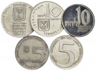 Estere - ISRAELE - Lotto di 5 monete -
SPL÷FDC
