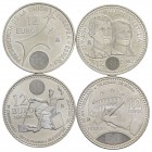 Estere - SPAGNA - 12 Euro 2002 - 04 - 05 - 07 - Lotto di 4 monete
FDC