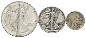 Estere - U.S.A. - Lotto di tre monete -
BB÷qFDC