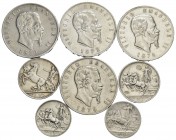 Savoia - Lotto di 8 monete
Varie