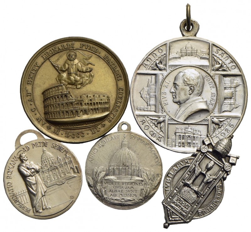 Medaglie - Lotto di 4 medaglie e 1 spilla
Varie