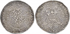 DEUTSCHLAND
Bayern, Herzogtum, seit 1623 Kurfürstentum, seit 1806 Königreich
Albrecht V. 1550-1579. Guldentaler 1570, München. Titel Maximilian II. ...