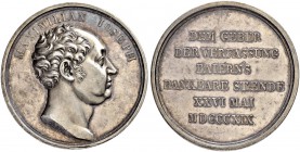 DEUTSCHLAND
Bayern, Herzogtum, seit 1623 Kurfürstentum, seit 1806 Königreich
Maximilian IV. (I.) Joseph, 1799-1825. Silbermedaille 1819. Auf die bay...