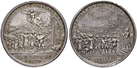 DEUTSCHLAND
Brandenburg-Preussen, Markgrafschaft, 1417 Kurfürstentum, 1701 Königreich
Friedrich Wilhelm I. 1713-1740. Silbermedaille o. J. (1732). A...