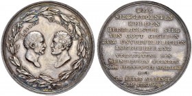 DEUTSCHLAND
Brandenburg-Preussen, Markgrafschaft, 1417 Kurfürstentum, 1701 Königreich
Friedrich Wilhelm III. 1797-1840. Silbermedaille 1815. Auf die...