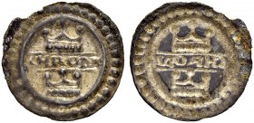 DEUTSCHLAND
Konstanz, Bistum
Eberhard II. von Waldburg-Thann, 1248-1274. Brakteat o. J. 0.45 g. Klein/Ulmer 24. Cahn 59. Selten / Rare. Kleiner Rand...